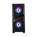 MSI MAG FORGE 100R Mid Tower Gaming Computer Case ‘Black, 2x 120mm ARGB PWM Fan, 1x 120mm Fan, 1-6 ARGB Hub, Mystic Light Sync, Tempered Glass Panel, ATX, mATX, mini-ITX’ thumbnail 4
