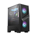 MSI MAG FORGE 100R Mid Tower Gaming Computer Case ‘Black, 2x 120mm ARGB PWM Fan, 1x 120mm Fan, 1-6 ARGB Hub, Mystic Light Sync, Tempered Glass Panel, ATX, mATX, mini-ITX’ thumbnail 1