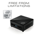 MSI Cubi 5 10M-007BEU Intel Core i7-10510U Barebone, Mini-PC, SFF, Type-C, USB 3.2 Gen2, HDMI, DisplayPort, 2.5”SSD/HDD, LAN, WiFi, BT, VESA thumbnail 8