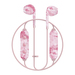 Happy Plugs Wireless II Headset In-ear, Neck-band Calls/Music Micro-USB Bluetooth Pink thumbnail 3