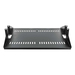 Intellinet Charola de doble cara de 19" para bastidores de marco abierto de 2 postes, 2U, charolade doble cara para rack de 19", 450 mm (17.71 pulg.) de profundidad, ventilado, negro