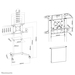 Neomounts NS-M1250BLACK TV Trolley Zwart