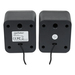 Manhattan 2600 Series Speaker System, Small Size, Big Sound, Two Speakers, Stereo, USB power, Output: 2x 3W, 3.5mm plug for sound, In-Line volume control, Cable 0.9m, Black/Grey, Three Year Warranty thumbnail 5