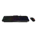 MSI FORGE GK100 COMBO US teclado Ratón incluido Juego USB QWERTY Inglés de EE.UU. Negro