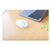 Manhattan Nanorreceptor USB-A, seis botones con rueda de desplazamiento, 800/1200/1600 ppp, contorno agradable para la muñeca, blanco
