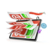 Lenovo Tab 64GB Wifi + 4G Grijs met Transparante Back Cover