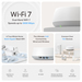 TP-Link DECO BE25(3-PACK) sistema wi-fi de malla Doble banda (2,4 GHz / 5 GHz) Wi-Fi 7 (802.11be) Blanco 2 Interno