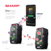 Sharp PS-929 180W Portable Party Speaker with TWS, Bluetooth, Aux & Microphone – Black thumbnail 7