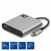 ACT USB-C naar USB en HDMI adapter met power delivery