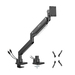 Manhattan 462594 soporte para pantalla plana 144.8 cm (57") Escritorio Negro