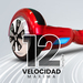 Vorago HB-200-RD scooter auto balanceado Scooter de auto-equilibrio 12 kmh 4400 mAh Rojo