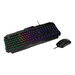 MSI FORGE GK100 COMBO US teclado Ratón incluido Juego USB QWERTY Inglés de EE.UU. Negro