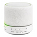 Manhattan LED Bluetooth Speaker, Multicoloured, 5 hour Playback time, Range 10m, microSD card reader (32GB), Aux 3.5mm connector, Output 3W, USB-A charging cable included, 1200mAH battery, Bluetooth v5, White, Three Year Warranty thumbnail 5