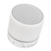 Manhattan LED Bluetooth Speaker, Multicoloured, 5 hour Playback time, Range 10m, microSD card reader (32GB), Aux 3.5mm connector, Output 3W, USB-A charging cable included, 1200mAH battery, Bluetooth v5, White, Three Year Warranty thumbnail 4