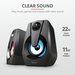 Trust Ziva RGB Illuminated 2.0 Gaming Black Wired 11 W thumbnail 6
