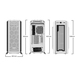 be quiet! Silent Base 802 White Midi Tower thumbnail 2