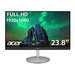 Acer CB2 CB242Ysmiprx 23.8 inch FHD Monitor (IPS Panel, FreeSync, 75Hz, 1ms, HDR 10, Height Adjustable Stand, DP, HDMI, VGA, Silver/Black) thumbnail 1