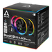 ARCTIC BioniX P120 A-RGB Pressure-optimised 120 mm Fan with A-RGB thumbnail 8
