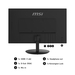 MSI Pro MP242 23.8 Inch Monitor, Full HD (1920 x 1080), 75Hz, IPS, 5ms, HDMI, VGA, Built-in Speakers, Anti-Glare, Anti-Flicker, Less Blue light, TÜV Certified, VESA, Kensington, Black thumbnail 2