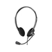 Sandberg (825-30) MiniJack Headset w/ Boom Microphone, 3.5mm Jack (PC Adapter included), Black, OEM,