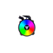 itek EVOLIQ 240 Processor All-in-one liquid cooler Black thumbnail 7
