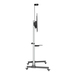Manhattan 462563 soporte para TV 2.54 m (100") Negro, Plata