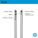 HP OmniBook 5 Laptop 16-bc1007nax AMD Ryzen™ 7 8840U 40.6 cm (16″) 2K 16 GB LPDDR5-SDRAM 1 TB SSD Wi-Fi 6 (802.11ax) Windows 11 Home AI PC Silver thumbnail 5