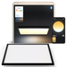 Philips Hue Aurelle White Ambiance Vierkant Groot Zwart