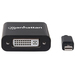 Manhattan 322485 adaptador de cable de vídeo Mini DisplayPort DVI-I Negro