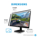 HP X32 QHD Gaming Monitor computer monitor 80 cm (31.5″) 2560 x 1440 pixels Quad HD Black thumbnail 10