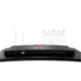 Lenovo ThinkVision P34w-20 computer monitor 86.7 cm (34.1″) 3440 x 1440 pixels Wide Quad HD LED Black thumbnail 11