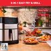 Tefal Easy Fry & Grill XL Precision EY505D Rvs