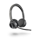 POLY Voyager 4320 UC Auriculares Inalámbrico Diadema Oficina/Centro de llamadas USB tipo A Bluetooth Negro
