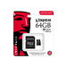 Kingston Technology Industrial 64 GB MicroSDXC UHS-I Clase 10