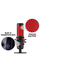 HyperX QuadCast – USB Microphone (Black-Red) – Red Lighting thumbnail 17
