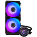 MSI MAG CORELIQUID 280R V2 Liquid CPU Cooler ‘280mm Radiator, 2x 140mm ARGB PWM Fan, ARGB lighting, Center Supported, Compatible with Intel and AMD Platforms, Latest LGA 1700 ready’ thumbnail 4