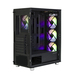 Zalman I3 Neo ATX Mid Tower PC Case Mesh front for efficient cooling Pre-installed fan 3 Midi Tower Black thumbnail 7