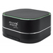 Manhattan Metallic Bluetooth Speaker, Microphone, FM Radio, Decent Sound Output (3W), 6 hour Playback time, Integrated Controls, Range 10m, microSD card reader, Aux 3.5mm, USB-A charging cable incl, Black, Bluetooth 5.0, 3 Years Warranty thumbnail 1