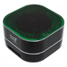 Manhattan Metallic Bluetooth Speaker, Microphone, FM Radio, Decent Sound Output (3W), 6 hour Playback time, Integrated Controls, Range 10m, microSD card reader, Aux 3.5mm, USB-A charging cable incl, Black, Bluetooth 5.0, 3 Years Warranty thumbnail 6