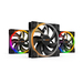 be quiet! Light Wings PWM 140x140x25 - Triple Fan Kit