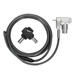 Targus ASP95MKGLX-25 cable antirrobo Plata 2 m