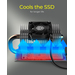 ICY BOX IB-M2HSF-705 Solid-state drive Heatsink/Radiator 3 cm Silver 1 pc(s) thumbnail 5