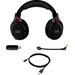 HyperX Cloud Flight - Auriculares inalámbricos para juegos (negro-rojo)