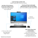HP EliteOne 800 G8 Intel® Core™ i7 i7-11700 60.5 cm (23.8″) 1920 x 1080 pixels Touchscreen All-in-One PC 16 GB DDR4-SDRAM 512 GB SSD Windows 10 Pro Wi-Fi 6 (802.11ax) Silver thumbnail 17