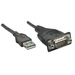 Manhattan 150439 cable serial Negro 0.8 m USB RS485