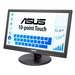 ASUS VT168HR monitor de computadora 39.6 cm (15.6") 1366 x 768 Pixeles WXGA LED Pantalla táctil Negro