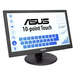 ASUS VT168HR monitor de computadora 39.6 cm (15.6") 1366 x 768 Pixeles WXGA LED Pantalla táctil Negro