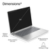 HP DX5B7AT laptop AMD Ryzen™ 5 220 40.6 cm (16″) WUXGA 16 GB DDR5-SDRAM 512 GB SSD Wi-Fi 6E (802.11ax) FreeDOS Silver thumbnail 2