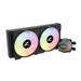 Zalman ALPHA24 Black CPU Liquid Cooler 280mm Radiator 2 x 140 mm Fan ARGB pump Dual Processor All-in-one liquid cooler 12 cm thumbnail 1