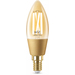 WiZ Kaarslamp Filament - Warm- tot koelwit licht - Goud - E14